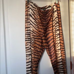 Leopard Print Flare Leggings